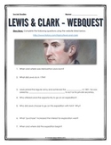 Lewis and Clark - Webquest with Key