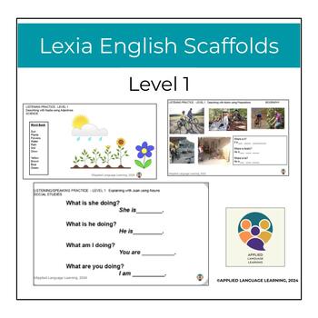 Preview of Lexia English Level 1 - Sentence Frames & Anchor Charts
