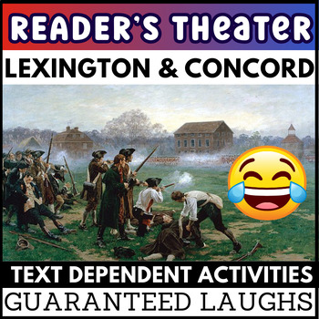 Preview of Lexington and Concord American Revolution Readers Theater Skit and Activities