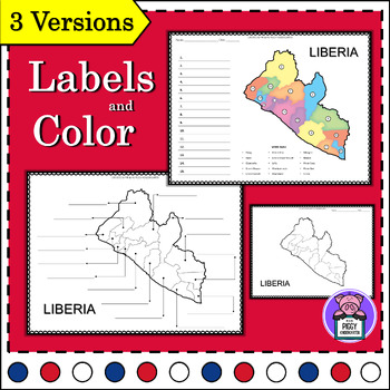 Liberia Map Quiz Labeling The Counties Numbered Geography Map Of