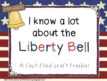 Preview of Liberty Bell Fact-ivity {FREEBIE}