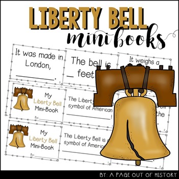 Preview of Liberty Bell Mini Books for Social Studies