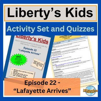Preview of Liberty’s Kids Activity Set and Quizzes: Episode 22 - Lafayette Arrives