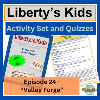 Preview of Liberty’s Kids Activity Set and Quizzes: Episode 24 - Valley Forge