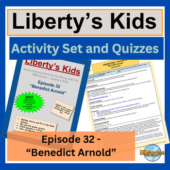 Preview of Liberty’s Kids Activity Set and Quizzes: Episode 32 - Benedict Arnold