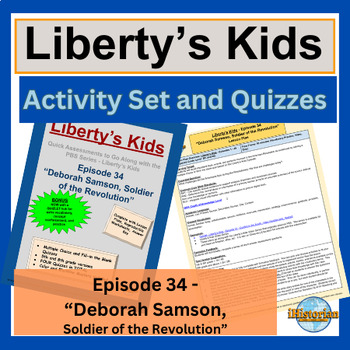 Preview of Liberty’s Kids Activity Set and Quizzes: Episode 34 - Deborah Samson, Soldier