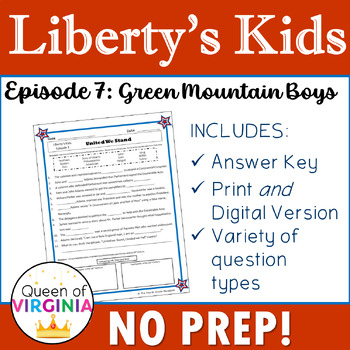 Preview of Liberty's Kids Ep 7: The Green Mountain Boys  New Hampshire Grants
