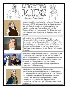 Preview of Liberty's Kids: The Second Continental Congress