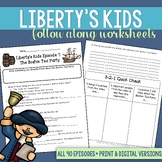 Liberty's Kids Worksheets for ALL Episodes - Print and Dig