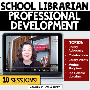 Preview of Librarian Professional Development - School Library Training - 10 PD Videos