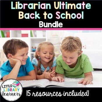 Preview of Librarian Ultimate Back to School Bundle for the School Library