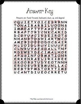 library activity library word search by elementary lesson