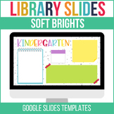 Library Agenda Slides Templates | Soft Brights | EDITABLE