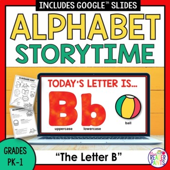 Preview of Library Alphabet Storytime -- Letter B -- PreK and Kindergarten Library Lessons