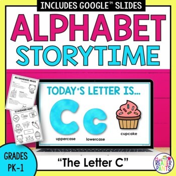 Preview of Library Alphabet Storytime -- Letter C -- PreK and Kindergarten Library Lessons