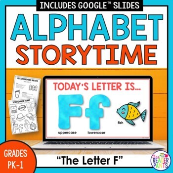 Preview of Library Alphabet Storytime -- Letter F -- PreK and Kindergarten Library Lessons