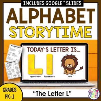 Preview of Library Alphabet Storytime -- Letter L -- PreK and Kindergarten Library Lessons