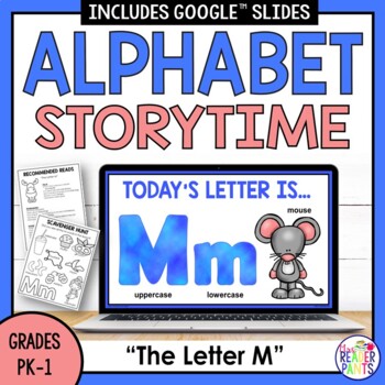 Preview of Library Alphabet Storytime -- Letter M -- PreK and Kindergarten Library Lessons