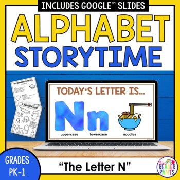 Preview of Library Alphabet Storytime -- Letter N -- PreK and Kindergarten Library Lessons