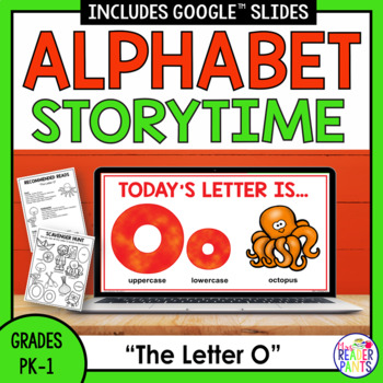 Preview of Library Alphabet Storytime -- Letter O -- PreK and Kindergarten Library Lessons