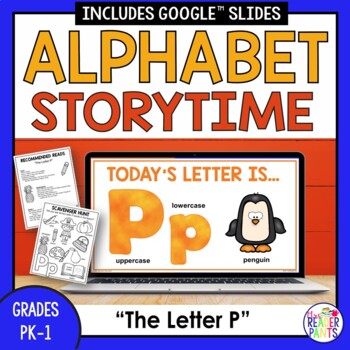 Preview of Library Alphabet Storytime -- Letter P -- PreK and Kindergarten Library Lessons