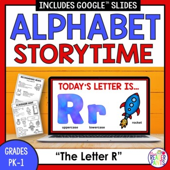 Preview of Library Alphabet Storytime -- Letter R -- PreK and Kindergarten Library Lessons