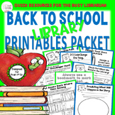 Library Back to School Printable Packet