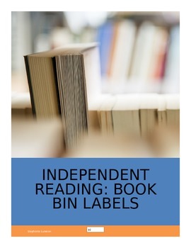 Preview of Library Bin Labels