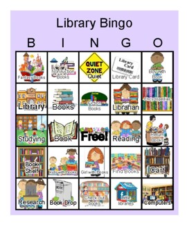 Preview of Library Bingo