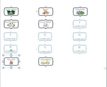 Preview of Library Book Bin Labels for Inside of Books