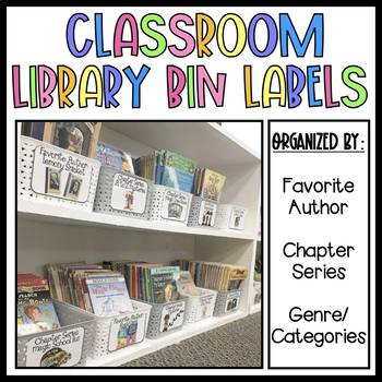 Library Book Bin Labels