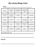 Library Book Bingo Bulletin Board and Cards FREEBIE