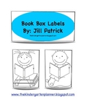 Library Book Box Labels with Pictures