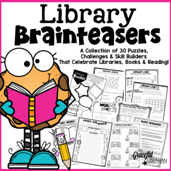 Preview of Library Brainteasers | Easy Library Lessons