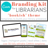 Library Branding Starter Kit: Bookish Theme - Editable TEM