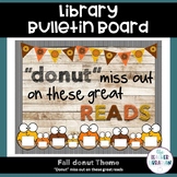 Library Bulletin Board Fall theme