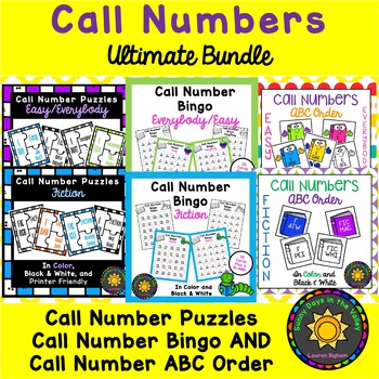 Preview of Library Call Numbers *ULTIMATE BUNDLE*