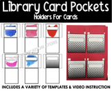 Library Card Holders | Pockets To Stay Organized