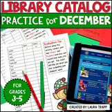 Library Catalog Practice for December Library Lessons - Li
