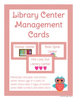Preview of Library Center Management Cards