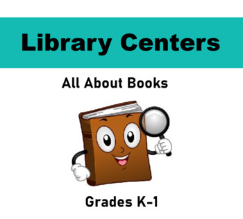 Preview of Library Centers - Books (Grades K-1)
