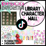 Library Character Wall - Disco Daydream, Colorful Classroom Decor