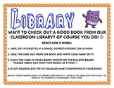 Library Checkout Poster