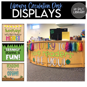 Preview of Library Circ Desk Display Bundle