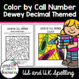 Library Color by Call Number- Dewey Decimal System
