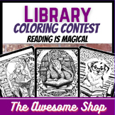 Library Coloring Contest Sheets Reading Is Magical 28 Designs