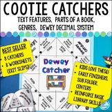 Library Cootie Catcher Activities Dewey Genre Text Feature