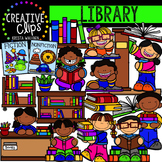 Library {Creative Clips Digital Clipart}