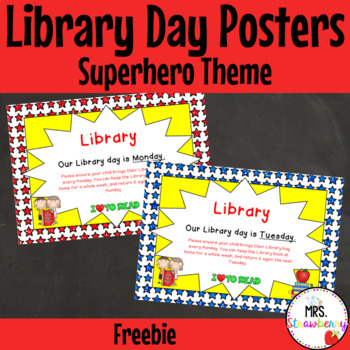 Preview of Library Day Posters