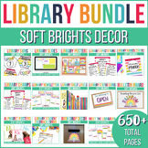 Library Decor BUNDLE | Soft Brights | EDITABLE